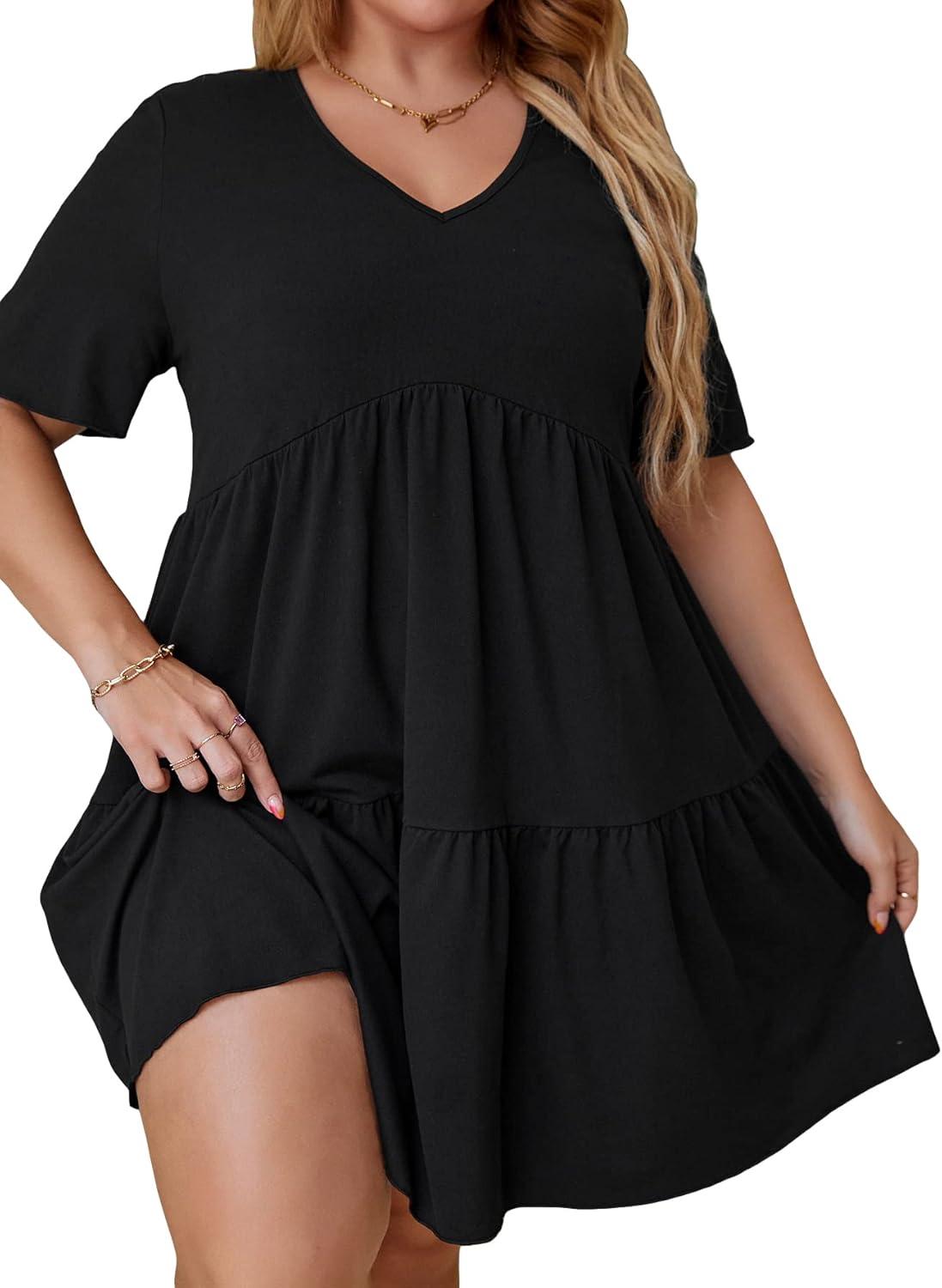 Our Take on the SOLY HUX Plus Size Babydoll Dress: Comfort Meets Style