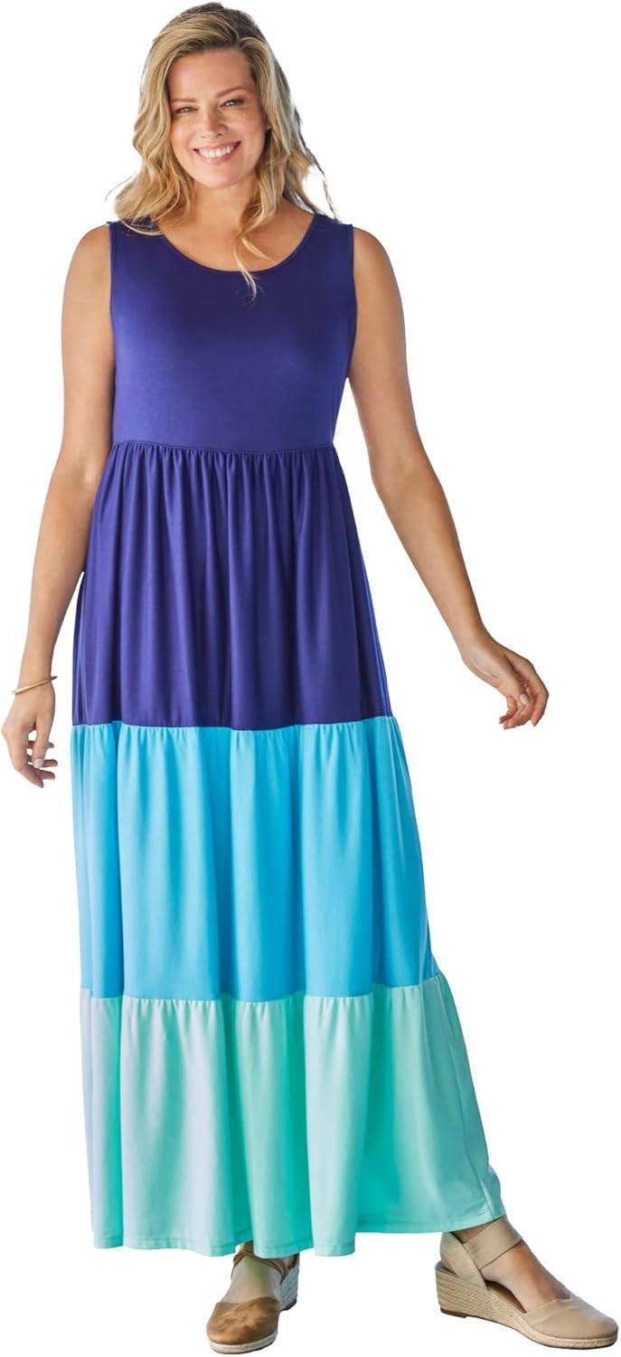 Our Take on the Woman Within Plus Size Colorblock Dress – 2X Review