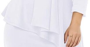 Our Honest Take on the LALAGEN Plus Size Peplum Midi Dress