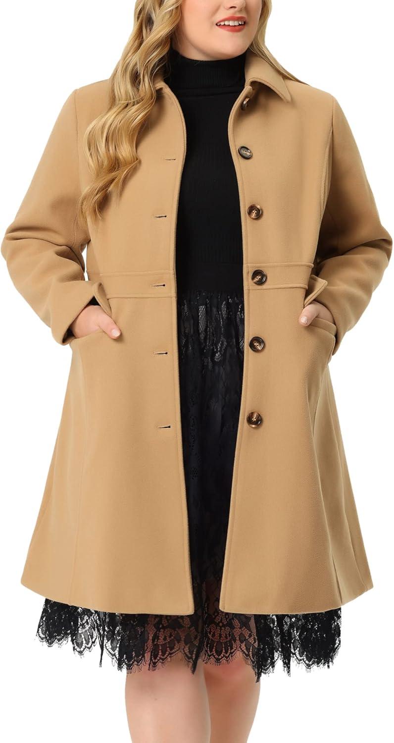 Our Take on the Agnes Orinda Plus Size Peter Pan Collar Coat
