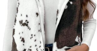 Cozy and Stylish: Our Review of the SHENHE Cow Print Vest