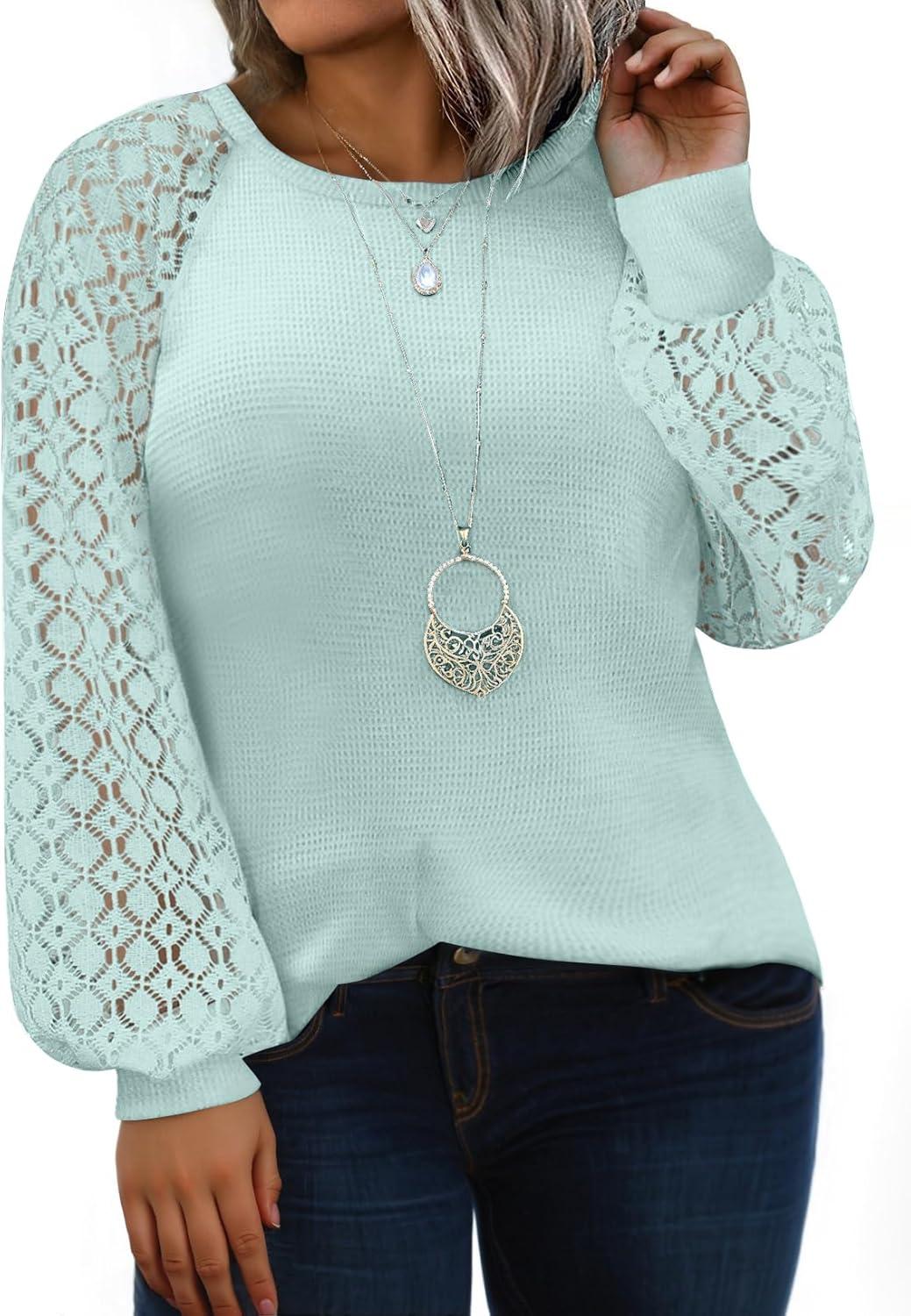 Why We Love Eytino Plus Size Lace Tops for Work and Beyond