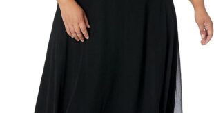 Our Honest Take on the J Kara Plus Size Scoop Neck Long Dress