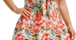 Why We Love the Hanna Nikole Plus Size Floral Swim Dress