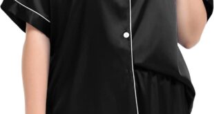 Why We Love the SWOMOG Plus Size Silk Pajama Set Together