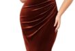ZOMVA Plus Size Velvet Wrap Dress: Our Elegant Party Pick