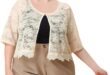 Why We Love the Agnes Orinda Plus Size Floral Bolero Shrug