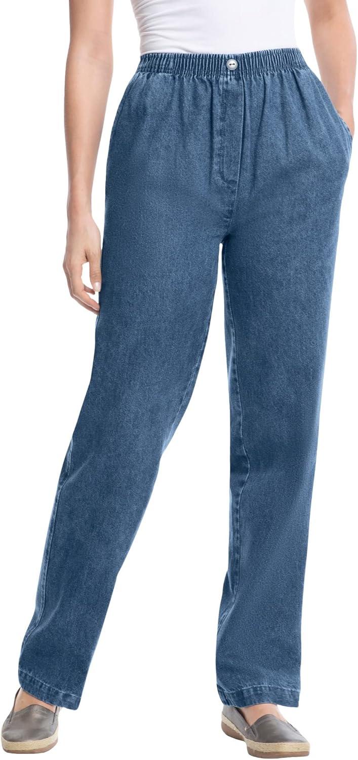 Our Honest Take on Woman Within Plus Size Straight-Leg Jeans