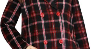 Our Take on Jessica London’s Plus Size Wool Peacoat in Red Plaid