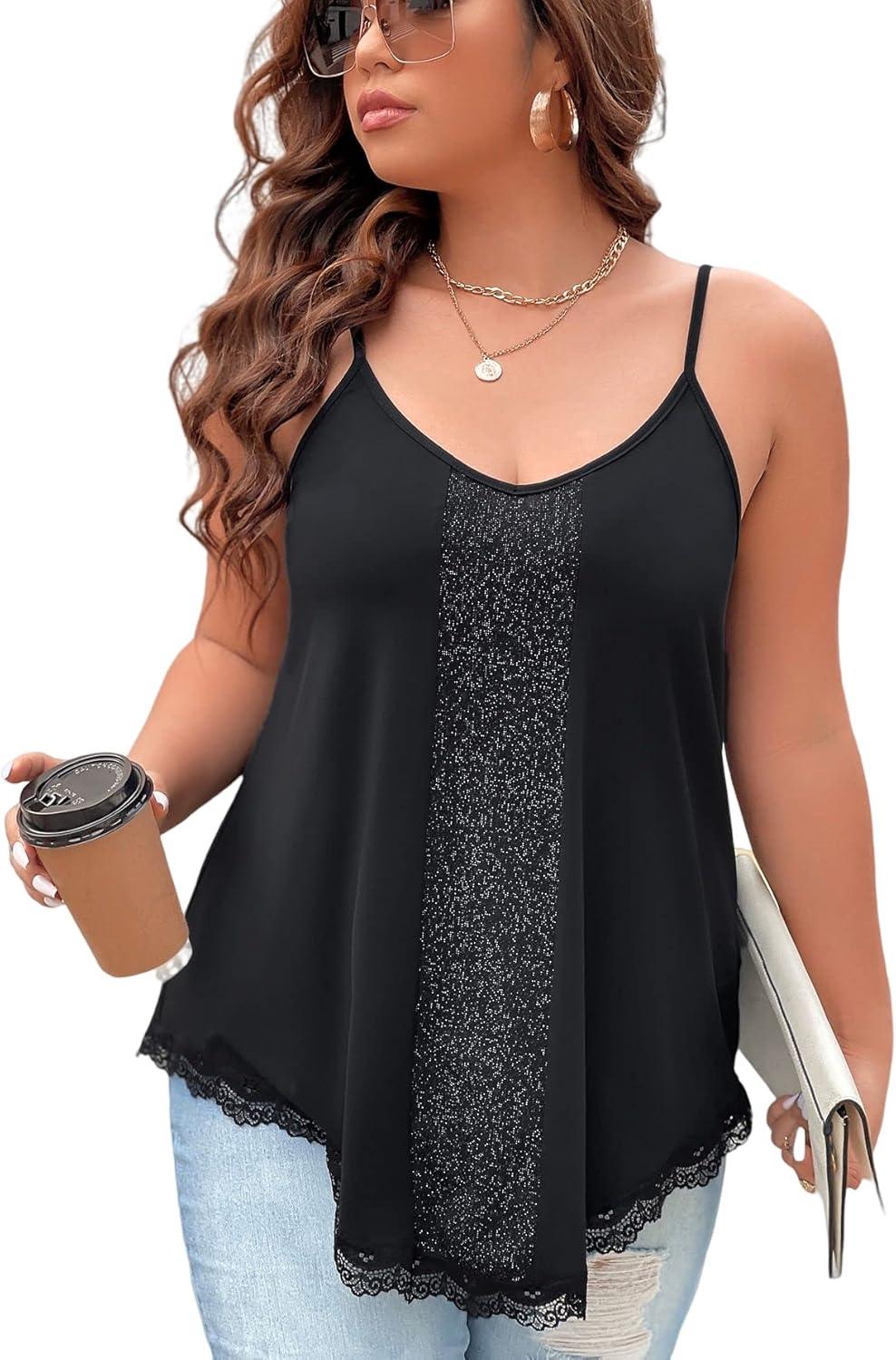 Our Take on the OYOANGLE Plus Size Lace Trim Summer Blouse