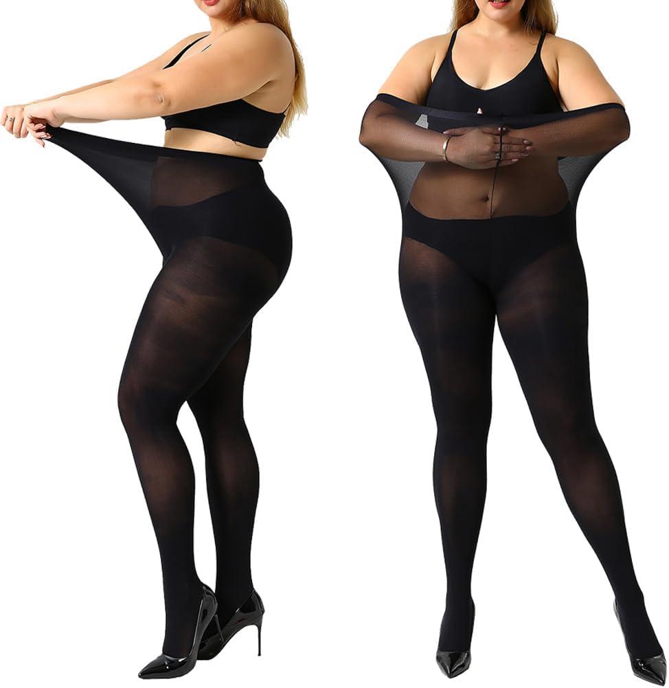 Our Honest Take on MANZI Plus Size Control Top Pantyhose
