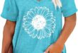 Our Honest Take on Plus Size Sunflower V-Neck Summer Tees