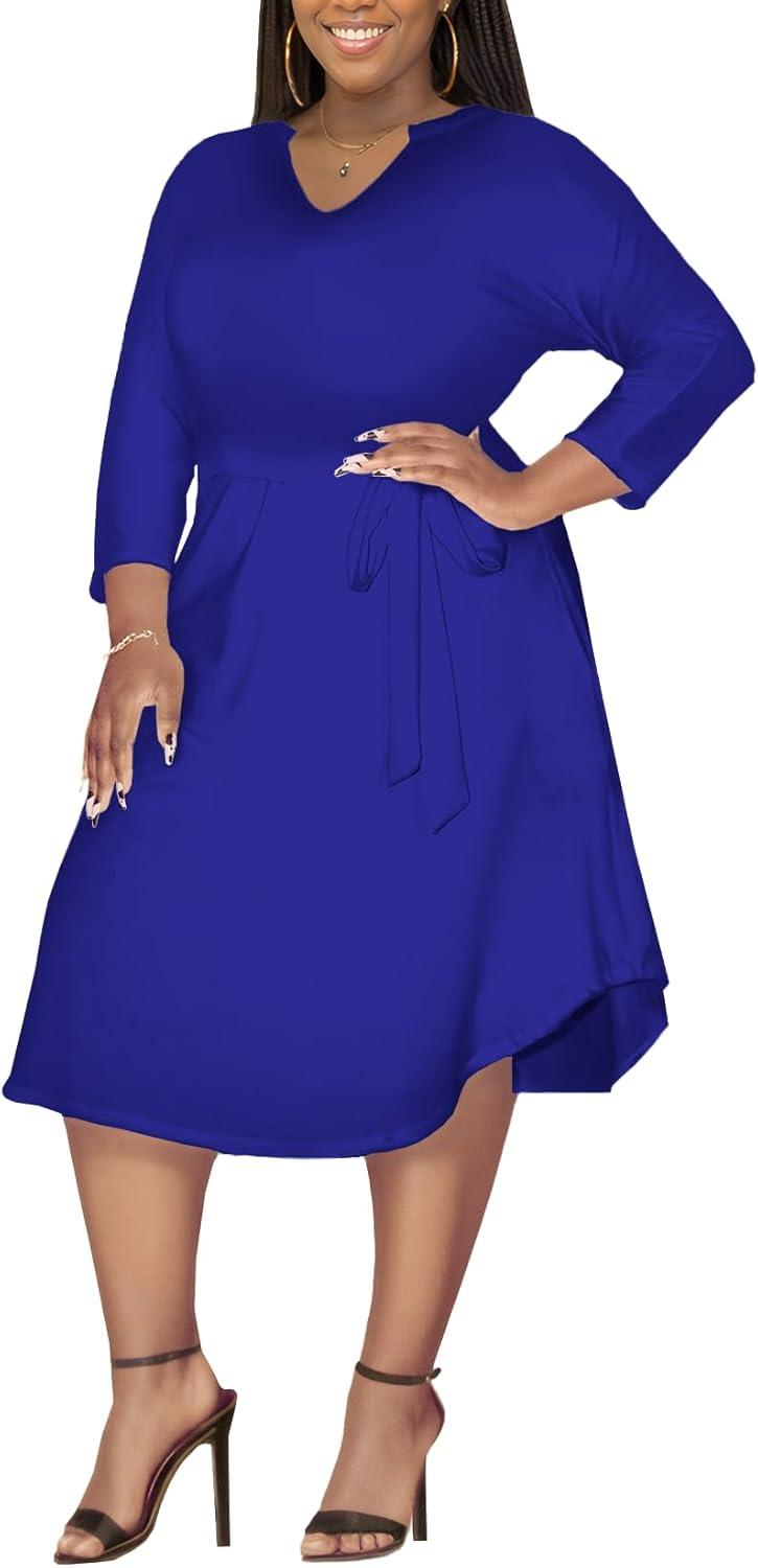 Discovering Comfort and Style: Our Review of the CLOCOR Plus Size Midi Dress