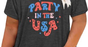Our Honest Take on the Plus Size USA Flag Tee for July 4th