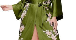 Why We Love the BABEYOND Plus Size Satin Kimono Robe