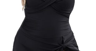 Why We Love the Blooming Jelly Plus Size Tummy Control Swim Dress