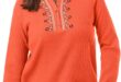 Why We Love the Woman Within Plus Size Embroidered Thermal Henley