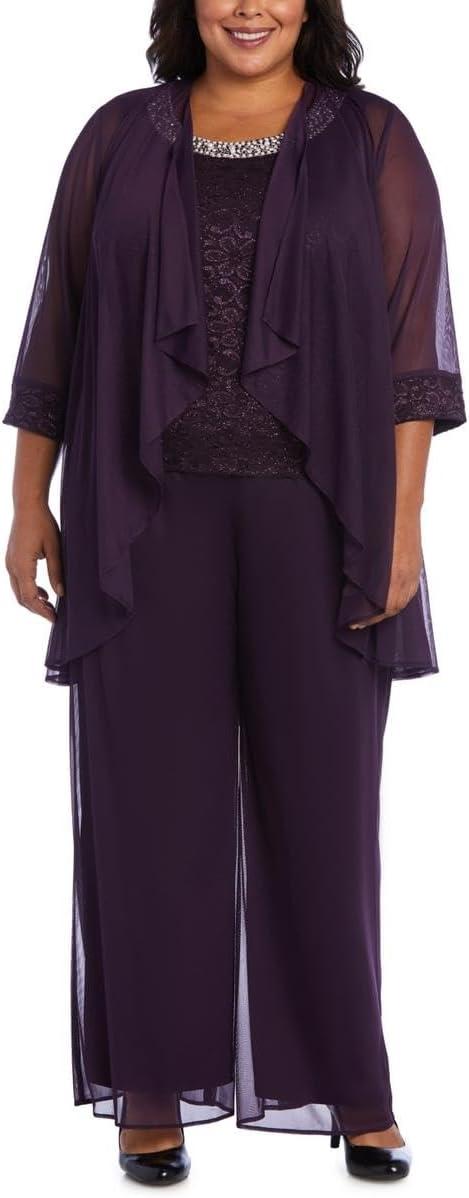 Our Take on the R&M Richards Plus Size 3PC Embellished Pant Suit