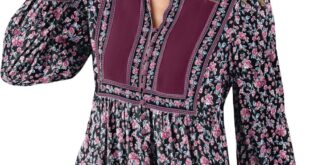 Our Take on the Woman Within Plus Size Button-Front Mixed Print Tunic