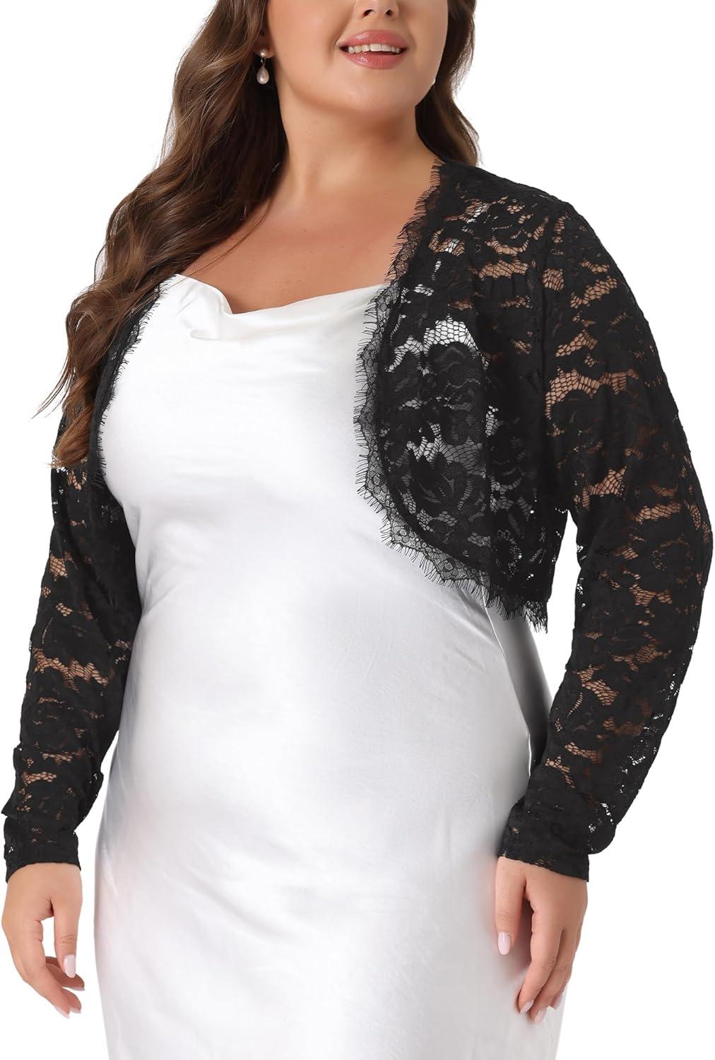 Our Honest Take on the Agnes Orinda Plus Size Lace Shrug 2024