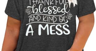 Our Thoughts on the Plus Size Thankful Blessed Fall Tee Review