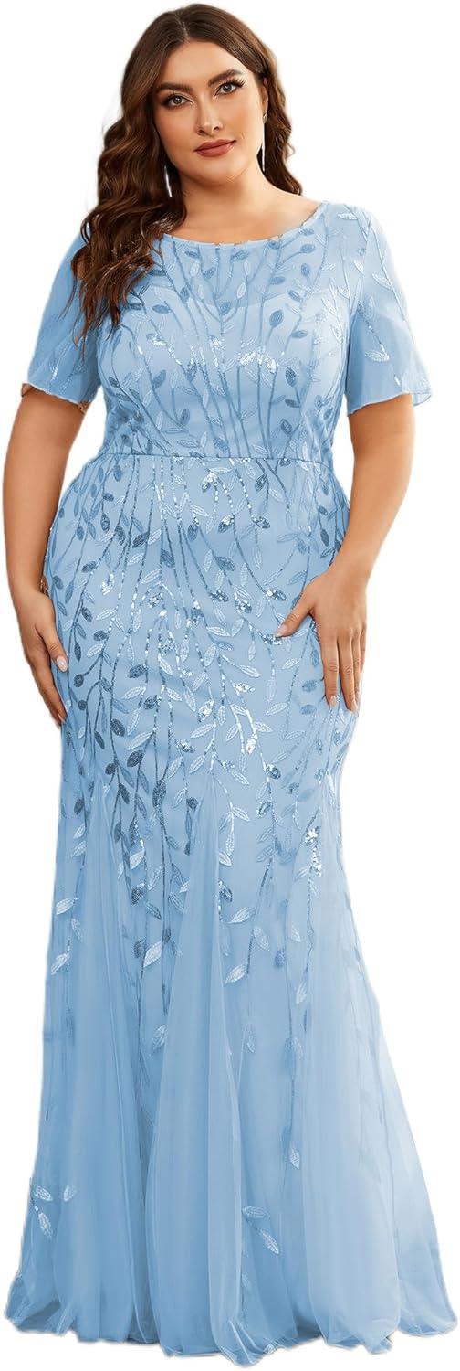 Why We Love the Ever-Pretty Plus Embroidered Mermaid Dress