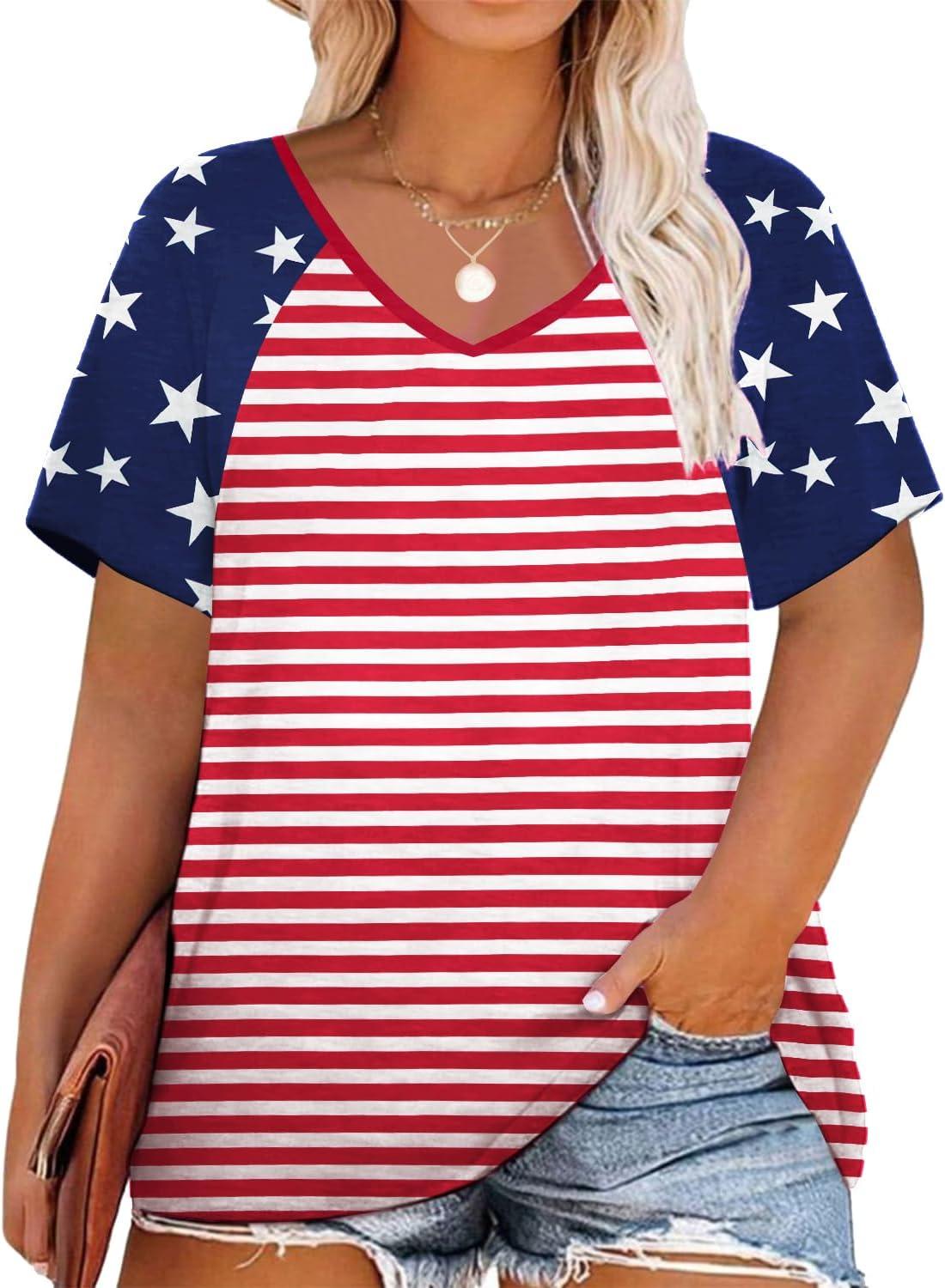 Our Honest Take on the Plus Size American Flag 4th of July Tee