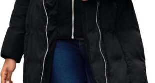 Our Take on Roaman’s Plus Size Asymmetrical Double Layer Puffer Coat