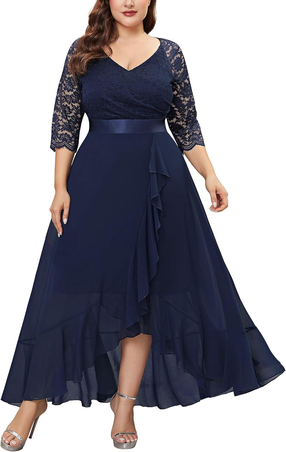Our Take on the Miusol Plus Size Floral Lace Bridesmaid Dress