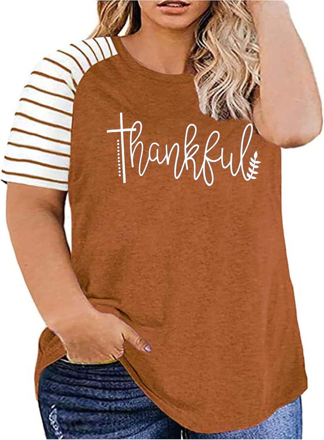 Why We Love These Plus Size Thankful Tees for Thanksgiving Day