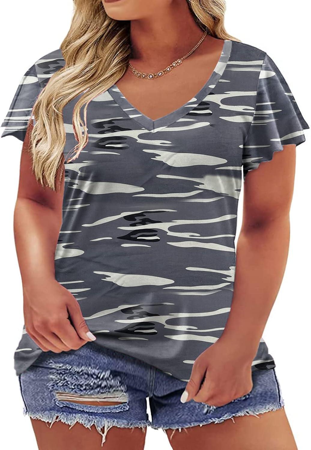 Our Honest Take on ROSRISS Plus-Size Summer Ruffle Sleeve Tops