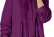 Why We Love the Woman Within Perfect Pintuck Tunic in Plum Purple