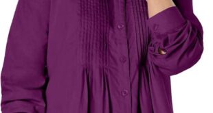 Why We Love the Woman Within Perfect Pintuck Tunic in Plum Purple