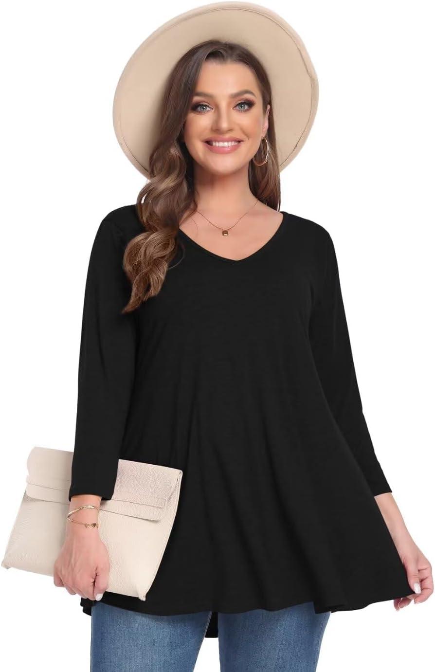 Why⁣ We ⁣Love MONNURO Plus Size Tunics: Stylish, Comfy & Flattering