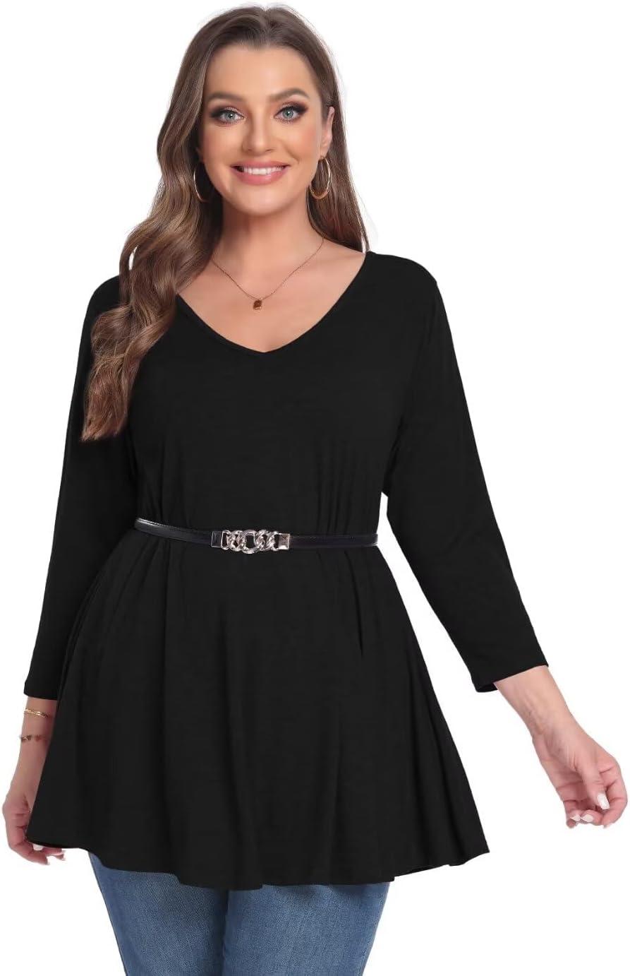 Why We Love MONNURO ​Plus Size Tunics: Stylish, Comfy‍ & Flattering