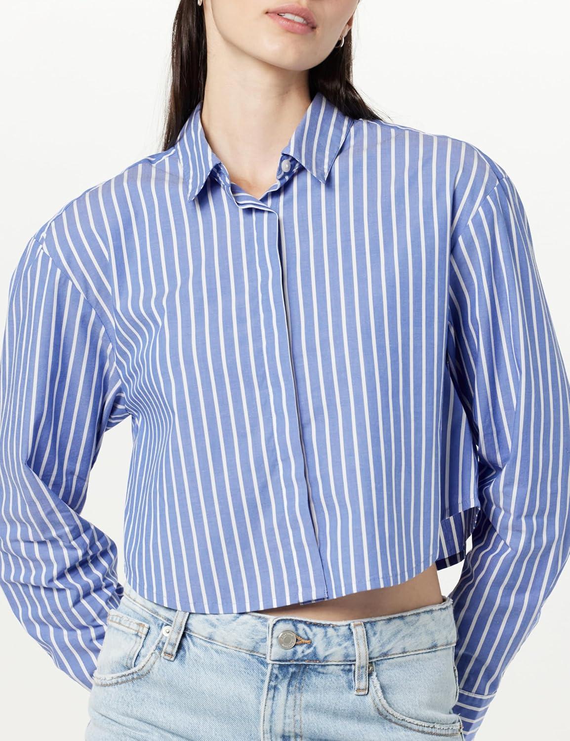 Our Honest Take on The Drop Women's isadora Cropped poplin Shirt