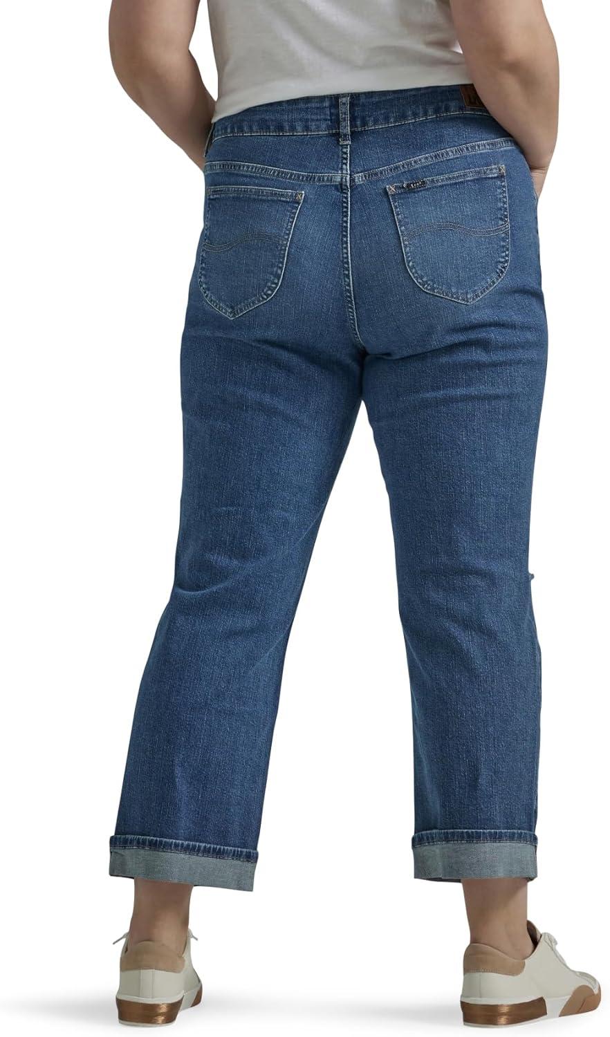 Why We're Loving‌ the Lee Plus Size Mid Rise Boyfriend Jean