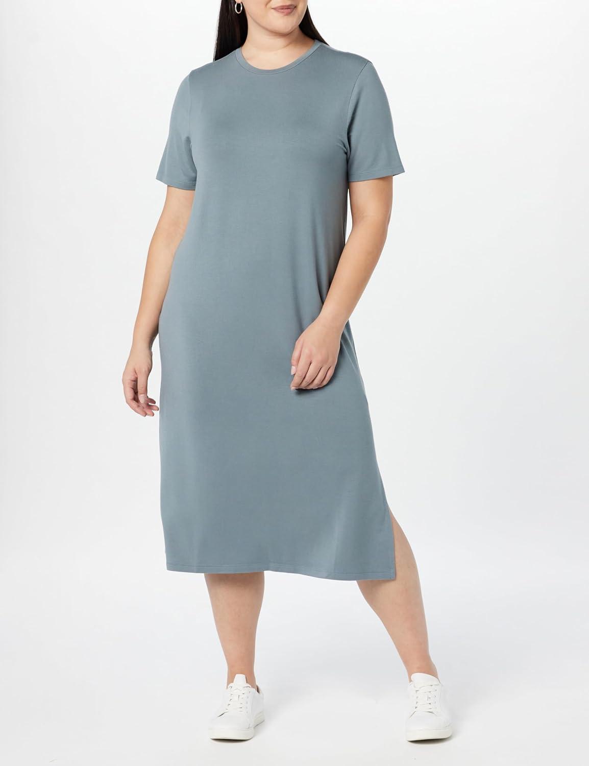 Our ‌Take on The Drop Women's Cora T-shirt midi ⁣Dress: Stylish & Simple