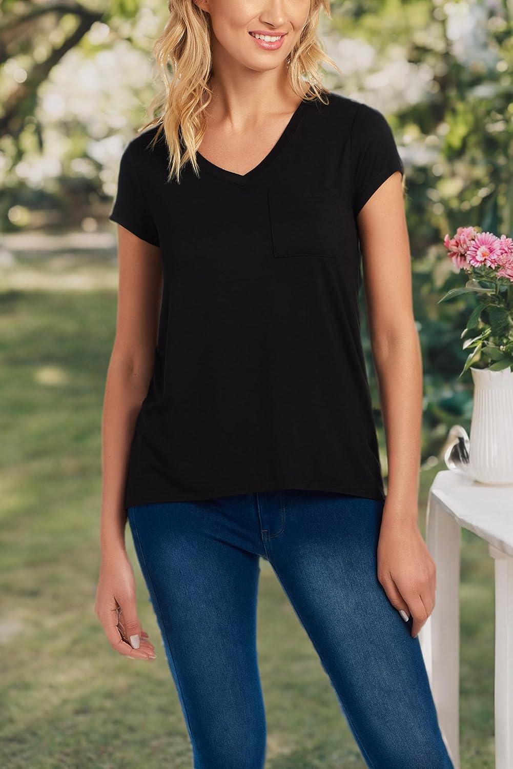 Why We're‍ Loving‌ the Cable ⁤& gauge V-Neck Swing Tee with pocket