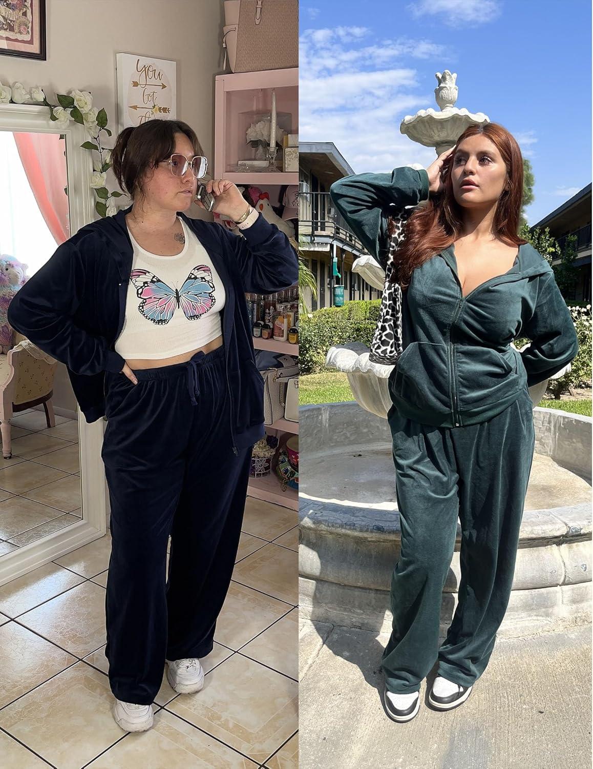 Our IN'VOLAND Velour Tracksuit Review: Comfort Meets Style in Plus Size