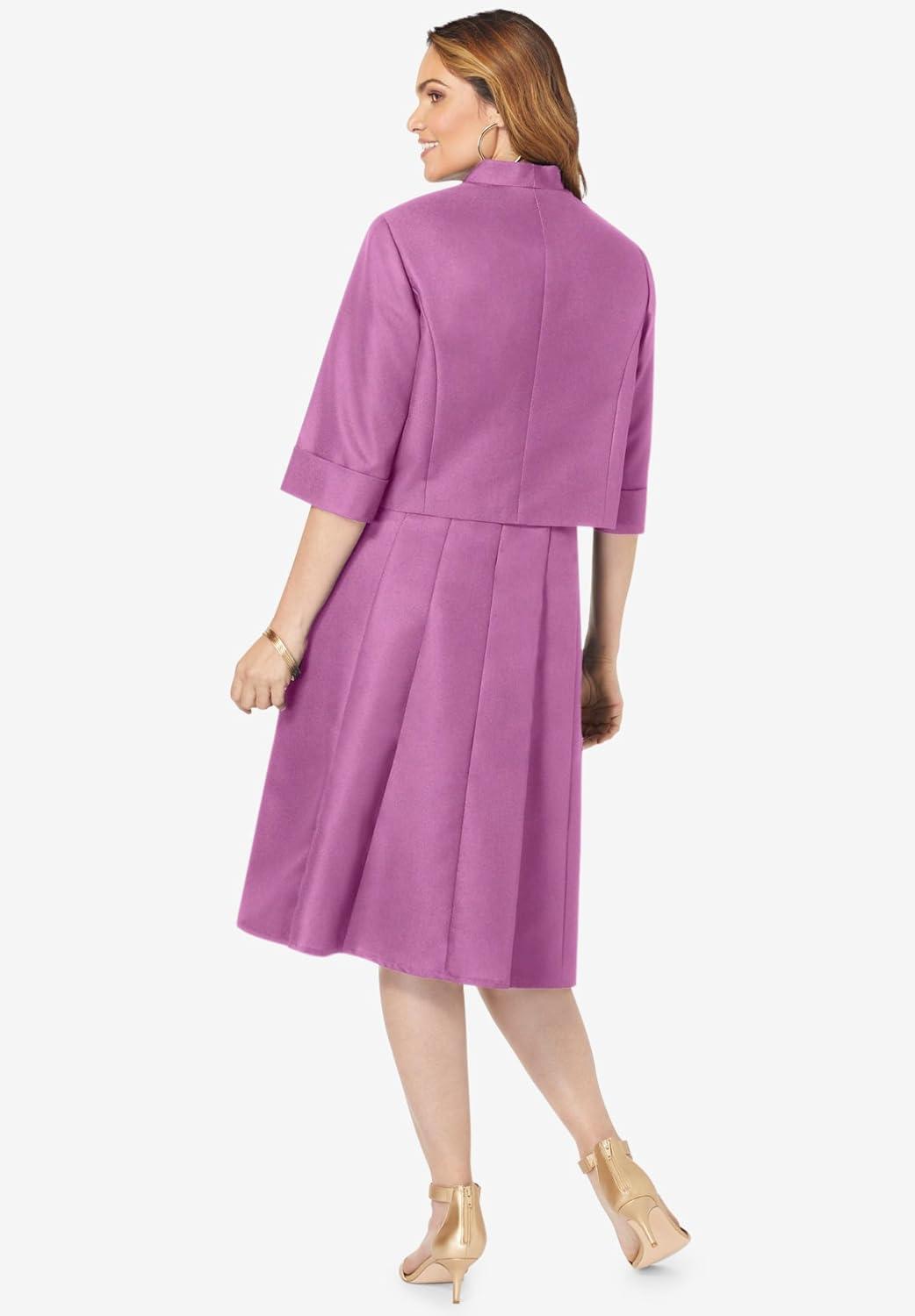 Our Take on ‌Roaman's Plus ‍Size Fit-and-Flare Jacket⁤ Dress: Style​ & ⁢Comfort