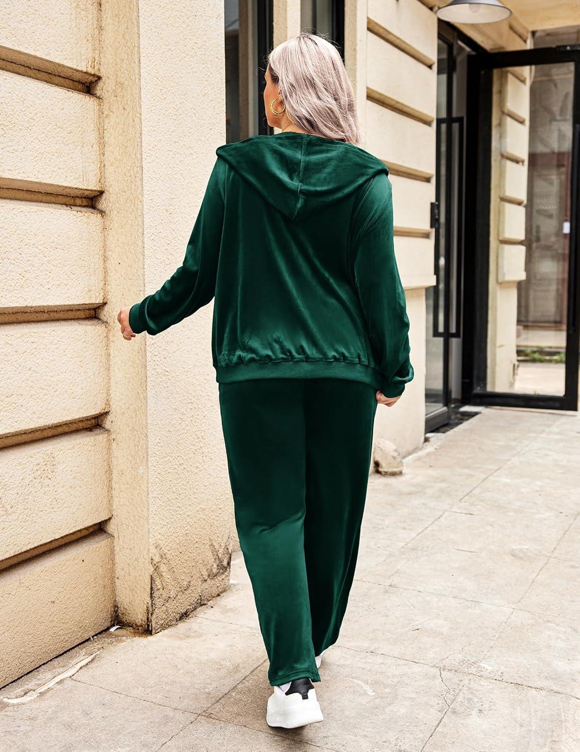 Our IN'VOLAND Velour Tracksuit‍ review: Comfort Meets Style in Plus Size