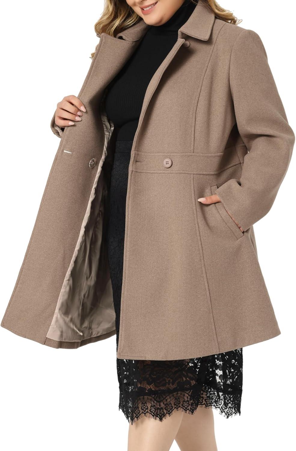 Our Review: Agnes⁣ Orinda Plus ⁤Size Peacoat - Stylish & Cozy‌ Winter Wear