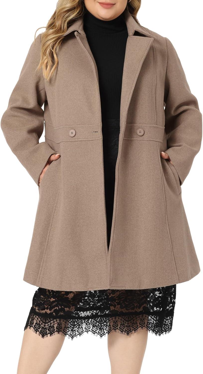 Our Review: Agnes Orinda Plus Size Peacoat - Stylish & Cozy Winter Wear