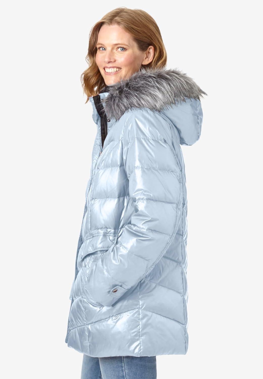 Our Honest Take ⁤on Woman within's‌ plus Size Pearl Grey Puffer Coat
