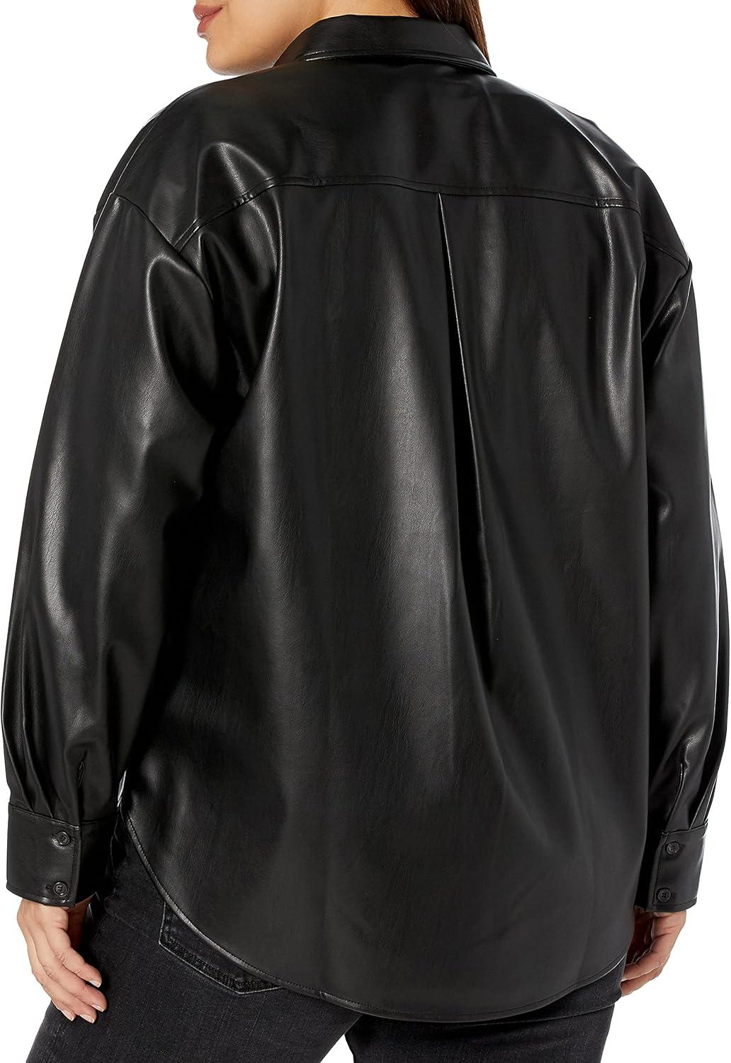 Discovering The Drop's Faux Leather ​Long​ Shirt jacket: Our Thoughts