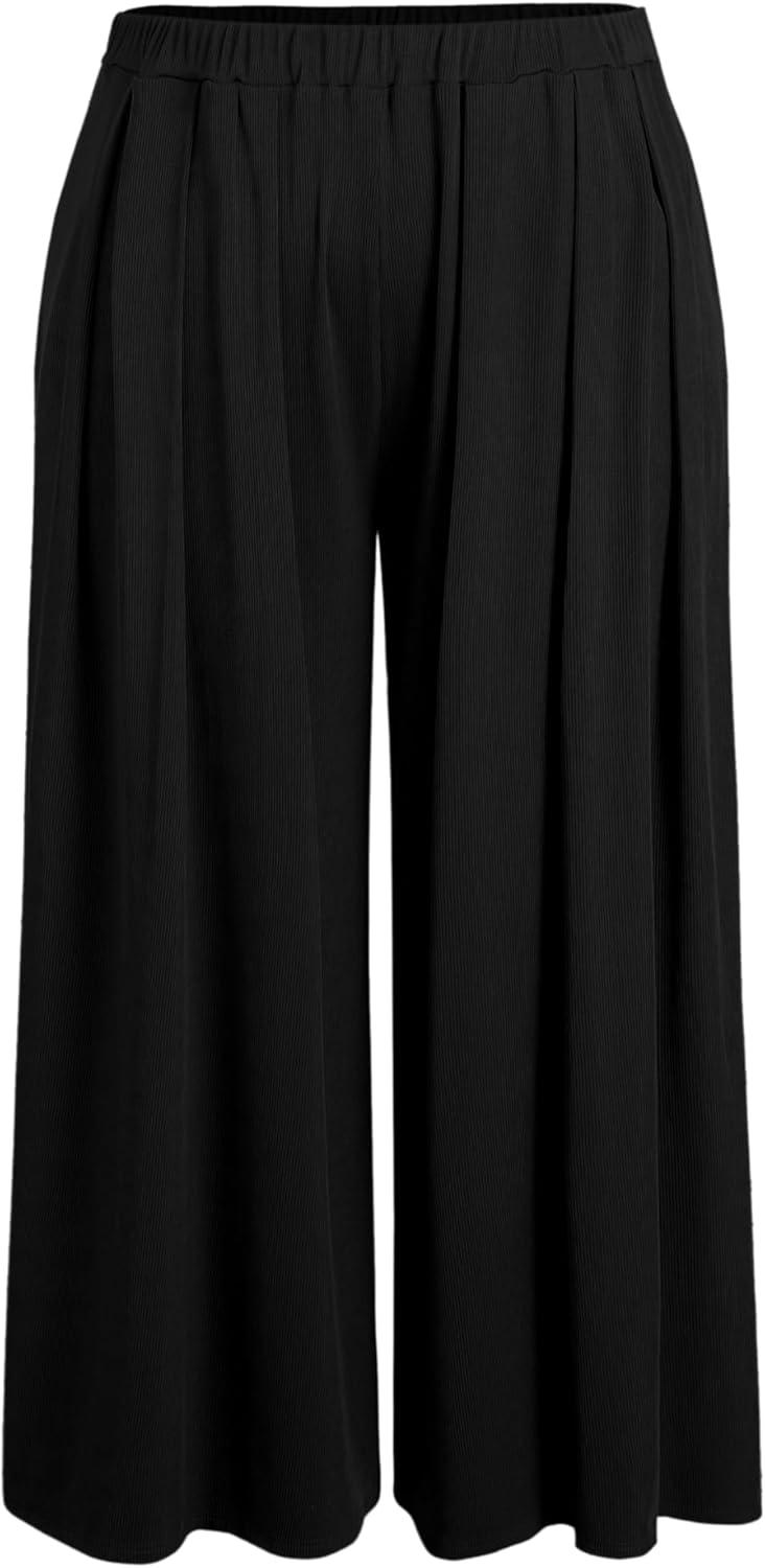 Our Thoughts on CIDER's Chic Plus-Size Wide Leg Palazzo Pants