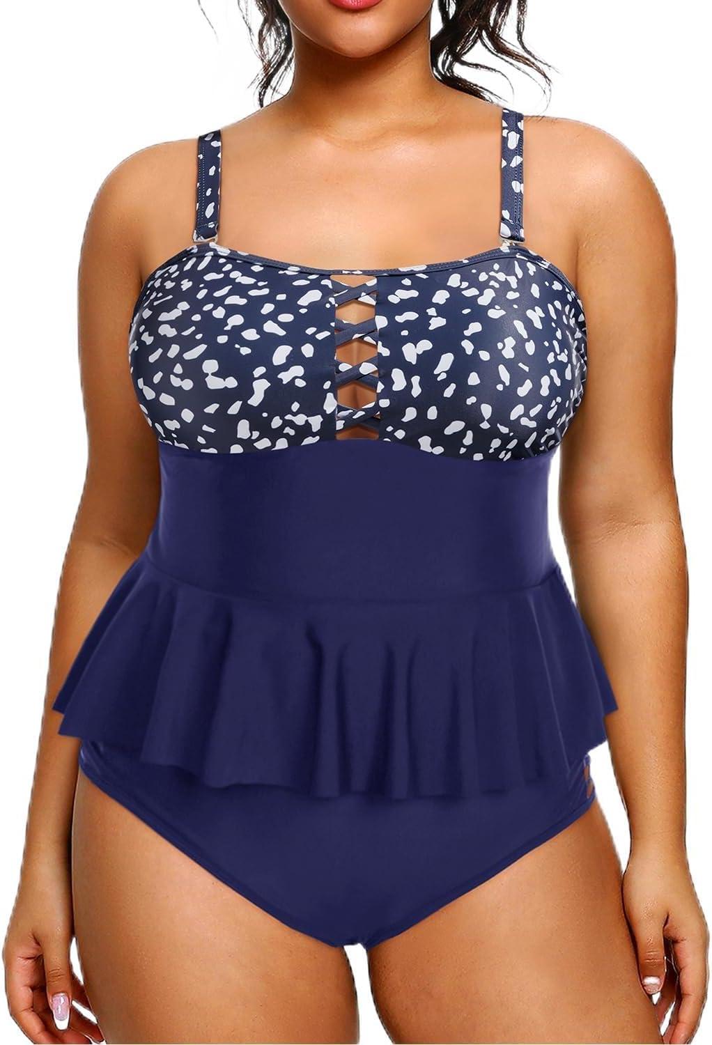 why We Love Yonique's Plus Size Tummy Control Tankinis