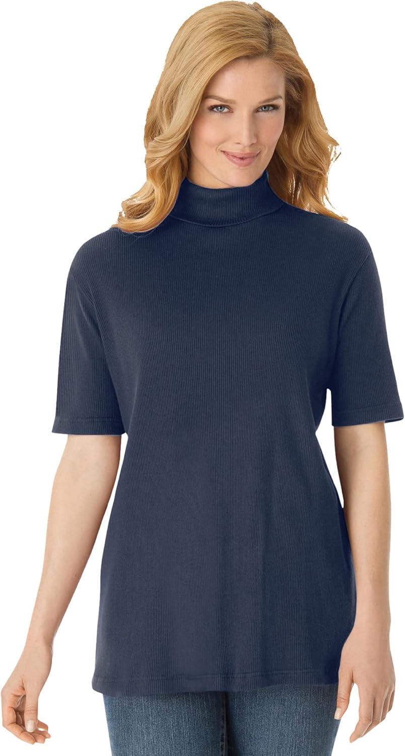 Finding Comfort and Style:​ Our Take on Woman‌ Within's Plus Size Turtleneck