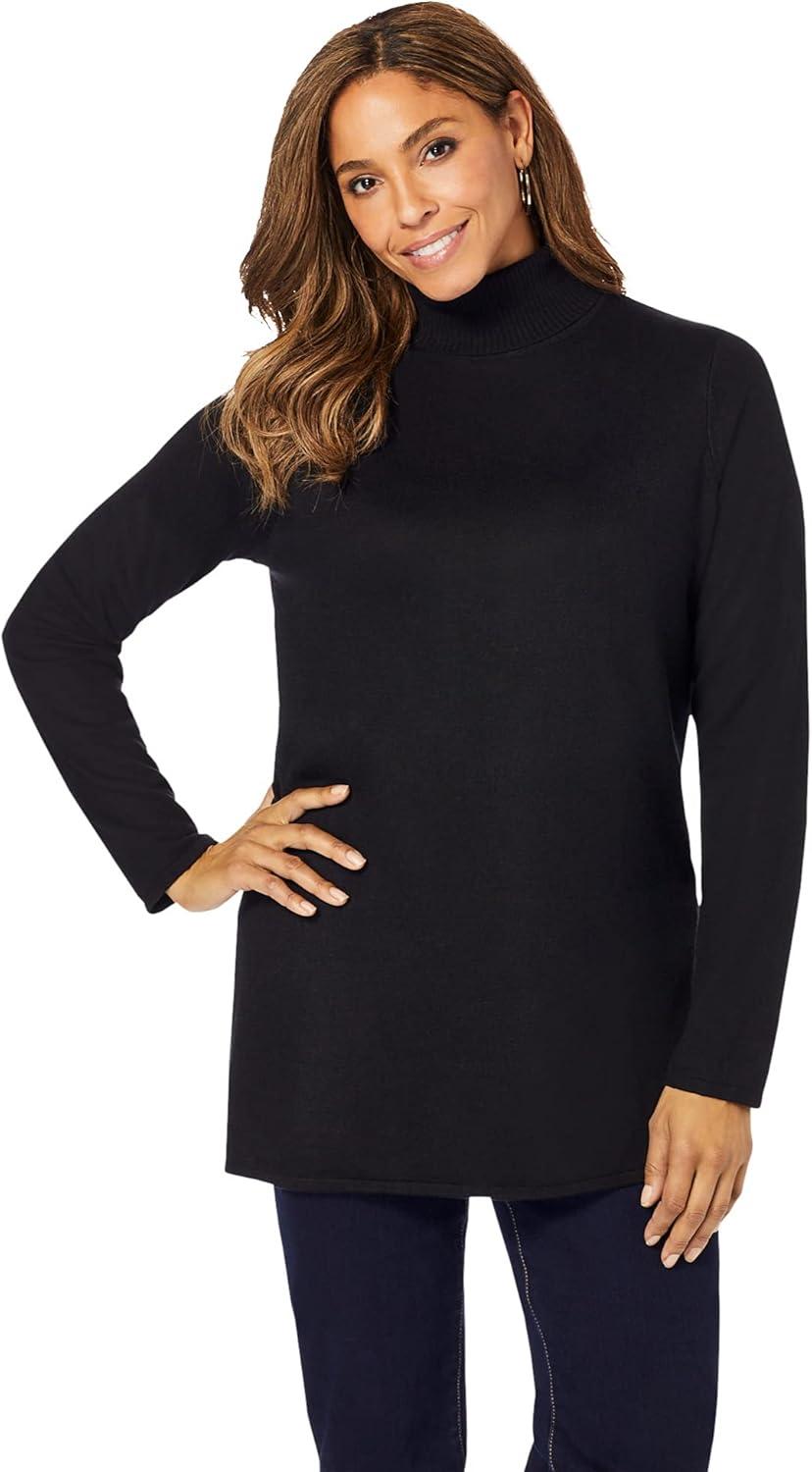 Our Take on Jessica London's plus Size cotton Cashmere Turtleneck
